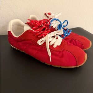 Anothersole Red Sneakers Size 39 Pristine Condition
